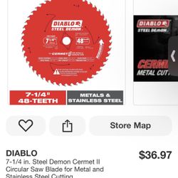 Diablo 7 1/4 48 Tooth