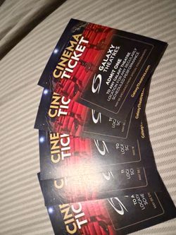 Movie tickets 5 of them
