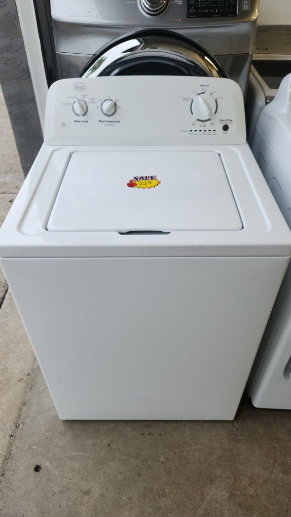 ROPER BY WHIRLPOOL WASHER DELIVERY IS AVAILABLE AND HOOK UP 60 DAYS WARRANTY 