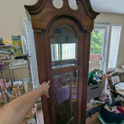 Wood Grandfather Clock Case