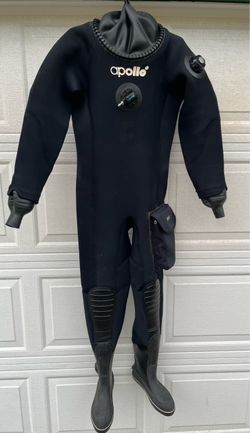 Apollo neoprene scuba drysuit, size small $475