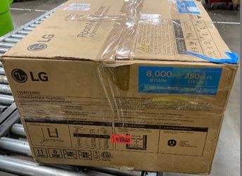 LG 8,000 BTU Window Air Conditioner with Dehumidifier, 115V, Window AC for Medium Rooms up to 350 Sq. Ft. (25' x 14'), Window Unit AC with Remote Cont