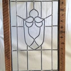 Antique Stained Glass Window Frame 