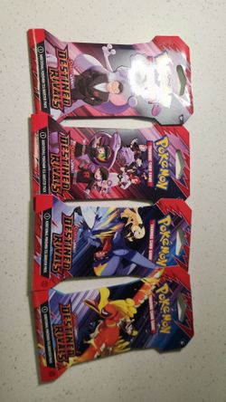 Pokemon Destined Rivals Art  4 pack