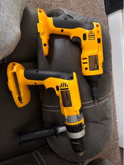 Hammer drill and screwdriver cordless (need batteries)