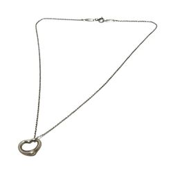 Tiffany & Co. Elsa Peretti Sterling Silver Open Heart Necklace