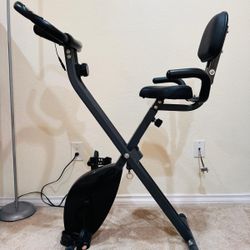 Xterra Foldable Exercise Bike With Monitoring Device 