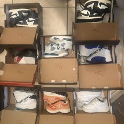 Jordan 12 , 1, 11, 4s, 