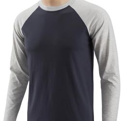 Men's Casual Slim Fit Long Sleeve Baseball Workout Sports Gym Hiking T Shirts Brand new. Size Large. Final nonnegotiable price.