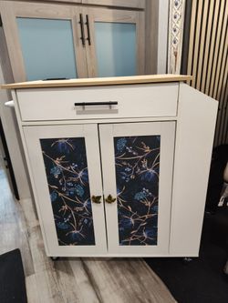 White Island Cabinet with Doors/Drawer