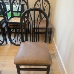Black Metal chairs