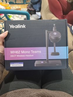 Yealink WH62 Mono Teams, DECT Wireless Headset