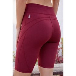 Free People Burgundy Biker Shorts Size XS