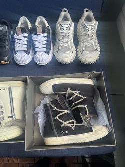 RICK OWENS “Lido DRKSHDW Hexa High” 'Black Milk'