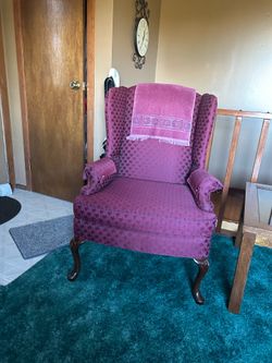 Wing back chairs (2)
