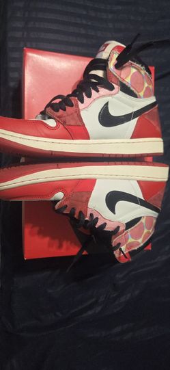 Air Jordan 1 Spiderman Across the Spiderverse Size 10