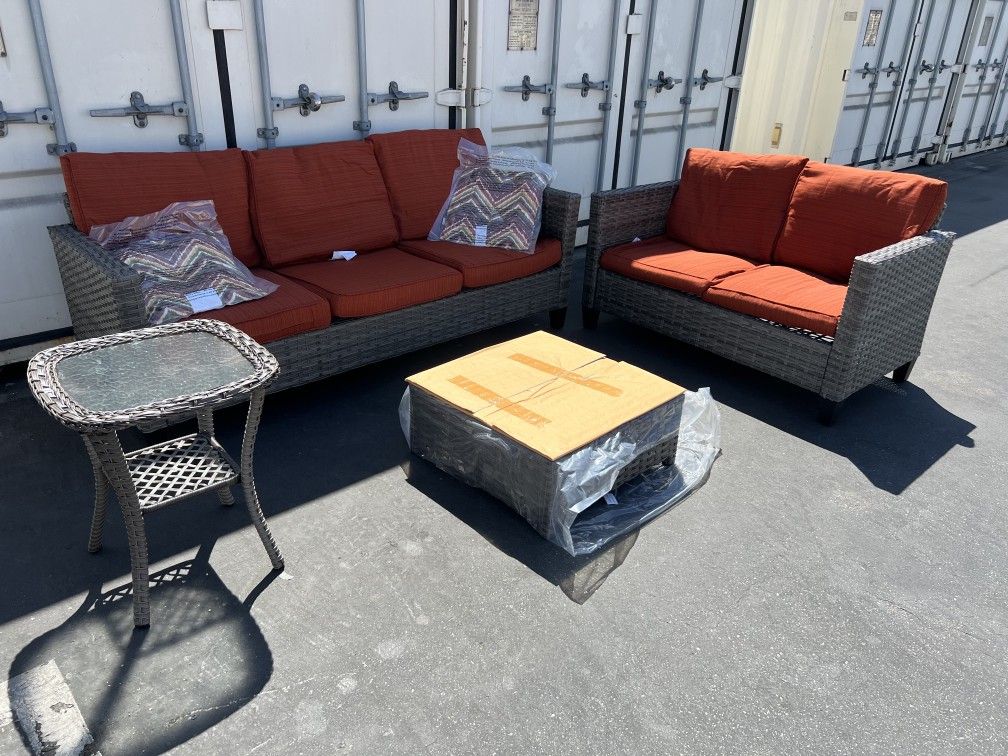 Five Seater  with one ottoman and  a side table