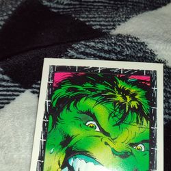 Vintage 1991 Incredible Hulk Lot Of 6 Cards Cash Porch Pickup Redmond 