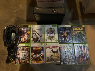 Xbox 360 With A Couple Of Games