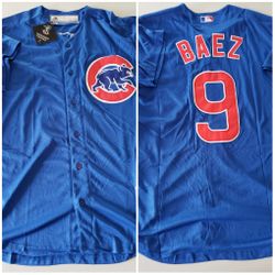 Chicago Cubs Baez Jersey