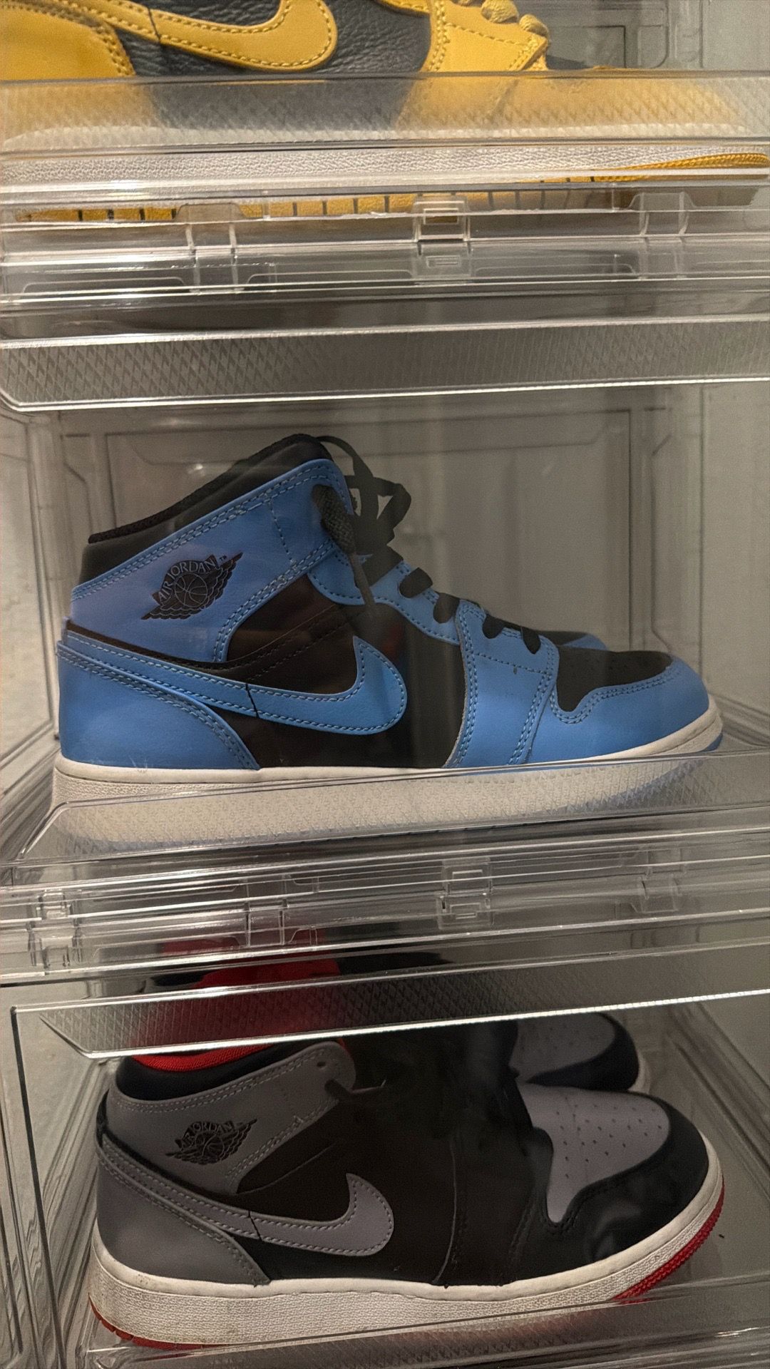 Blue Nike Jordans