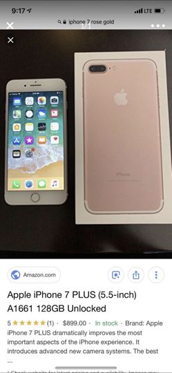 iPhone 7 32gb rose gold