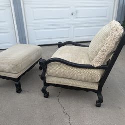 Original Knuckle Chair and Ottoman