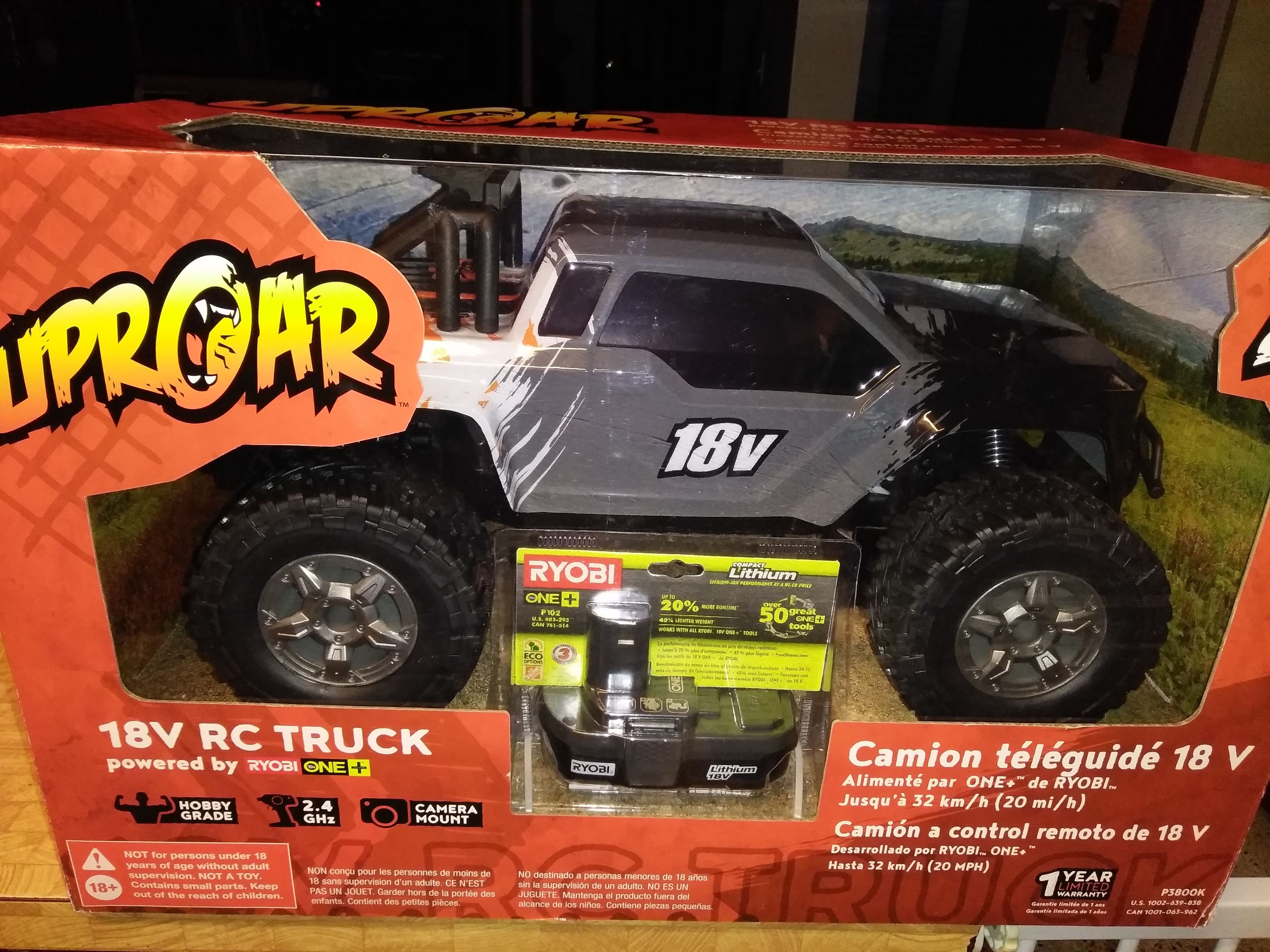Uproar 18V RC Truck by RYOBI ONE+