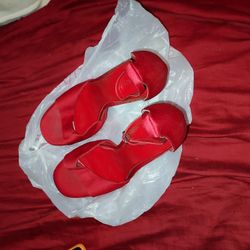 Red High Heels Size 10