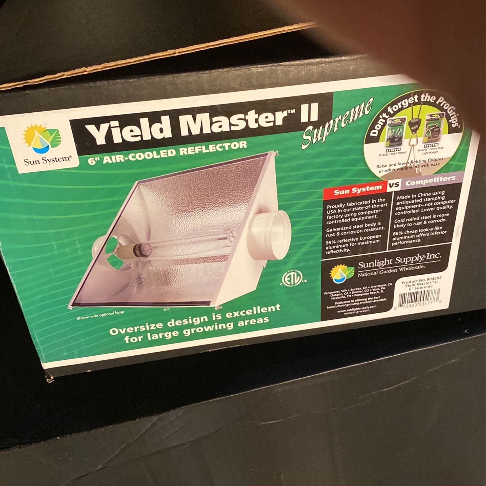 5 Sun Systems YIELD MASTER II -6” Reflector White