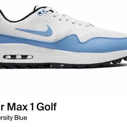 Nike Air Max 1 Golf White University Blue