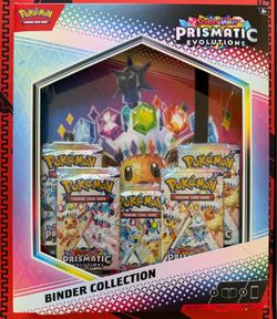 Pokemon Prismatic Evolutions Binder Collection Brand New