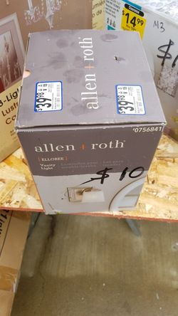 Allen Roth vanity light wall mount