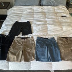 Boys 26/27 12Y/14Y Volcom & Vans Shorts Lot 