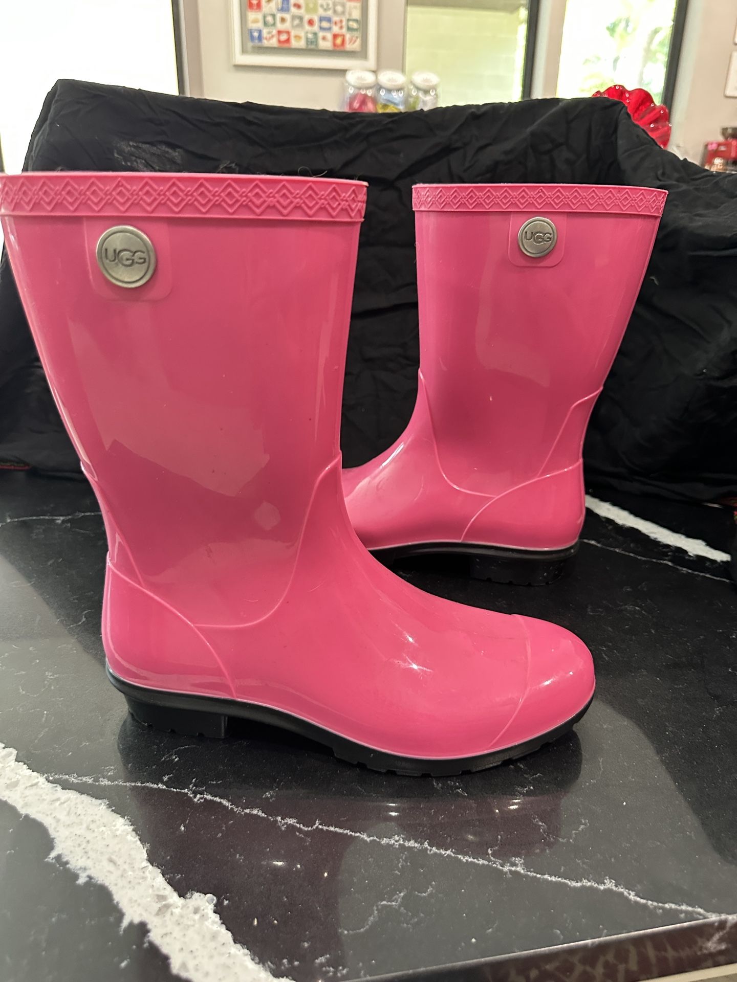 Ugg Pink Rain Boots