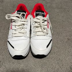 Red,white and Black Rreebok 