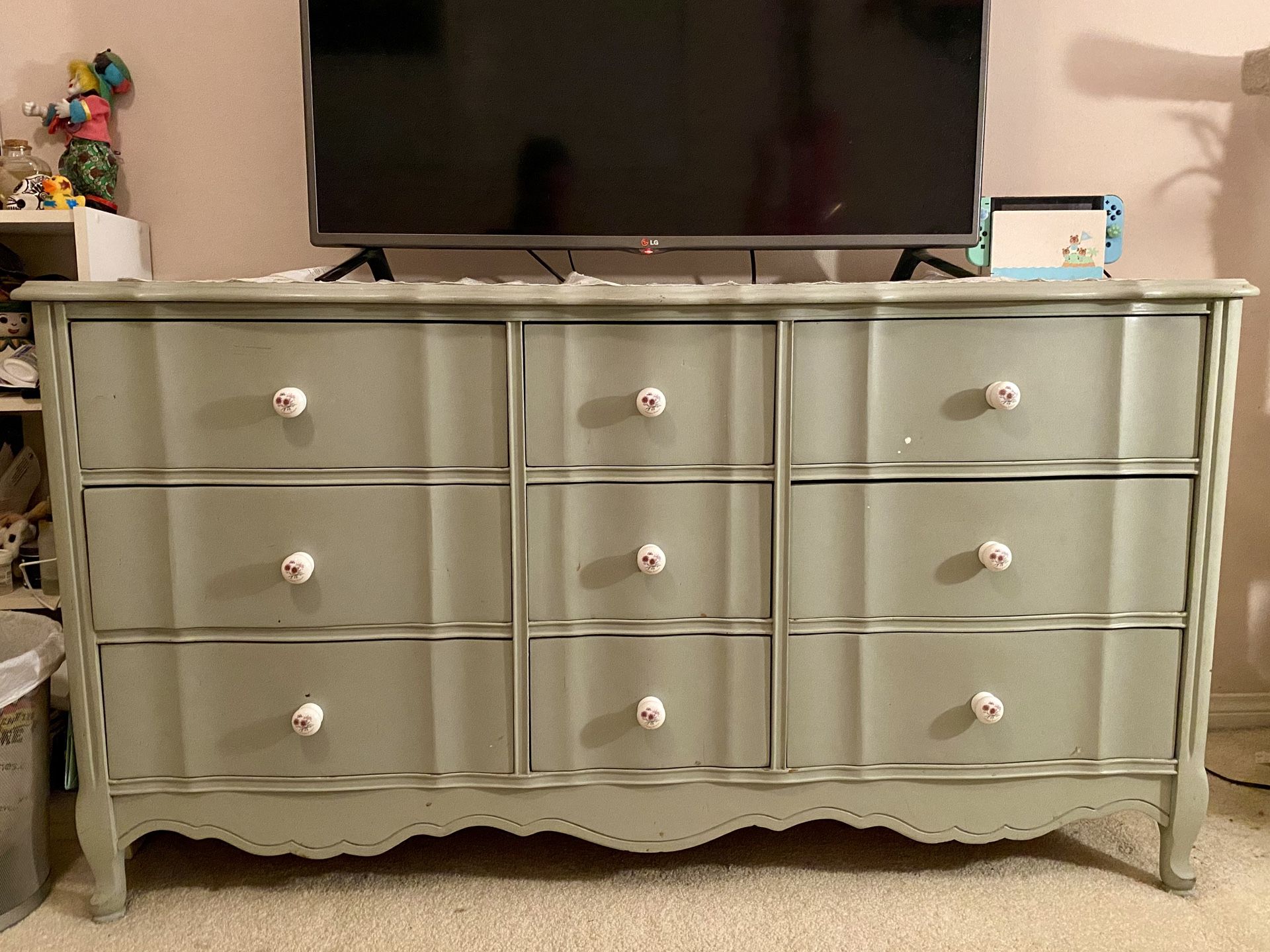 Vintage Wood Dresser