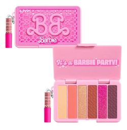 NYX Professional Makeup Barbie On The Go Eyeshadow Palette With Mini Gloss