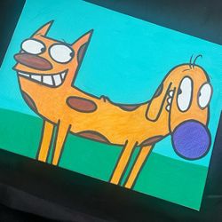 Cat Dog Painting