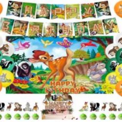 Super Cute Bambi Birthday Party Decorations. 