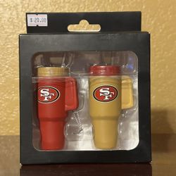 SF 49ers Tumbler Ornaments