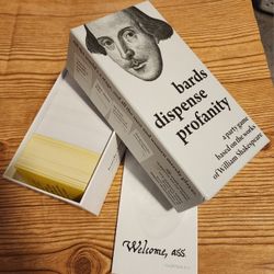 Bards Dispense Profanity: A Party Game Based on The Works of William Shakespeare