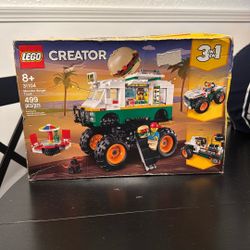 New Lego Monster Burger Truck Set