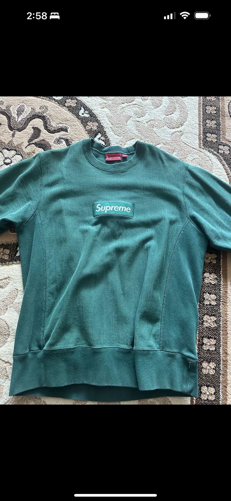 Green Crewneck Supreme