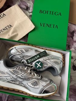 Bottega Veneta Silver Orbit Sneakers