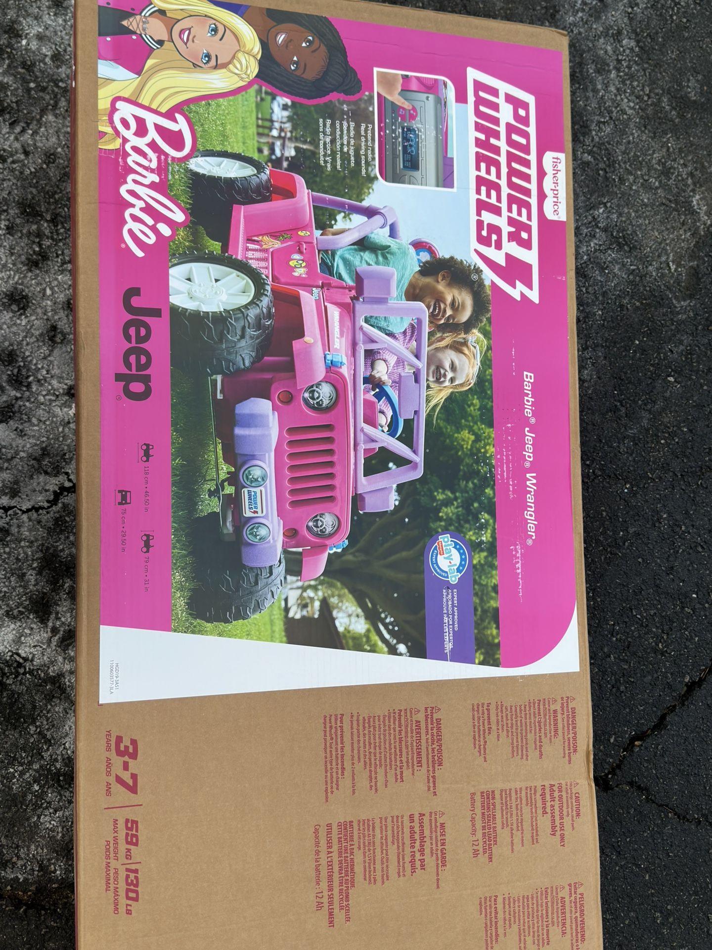 Barbie Power wheels