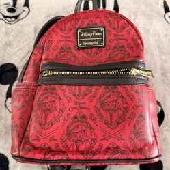 Loungefly Disney Parks Exclusive Pirates Of The Caribbean Mini Red Backpack