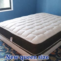 New Full Mattress And Box Spring 2 Pc Bed Frame Is Not Included 