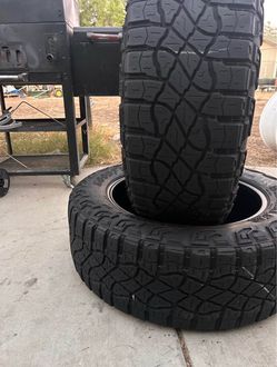 Pair of Goodyear wrangler territory 20s