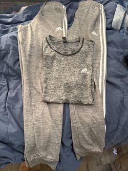 2 Adidas Boys Sweatpants 1 Adidas Dri Fit shirt